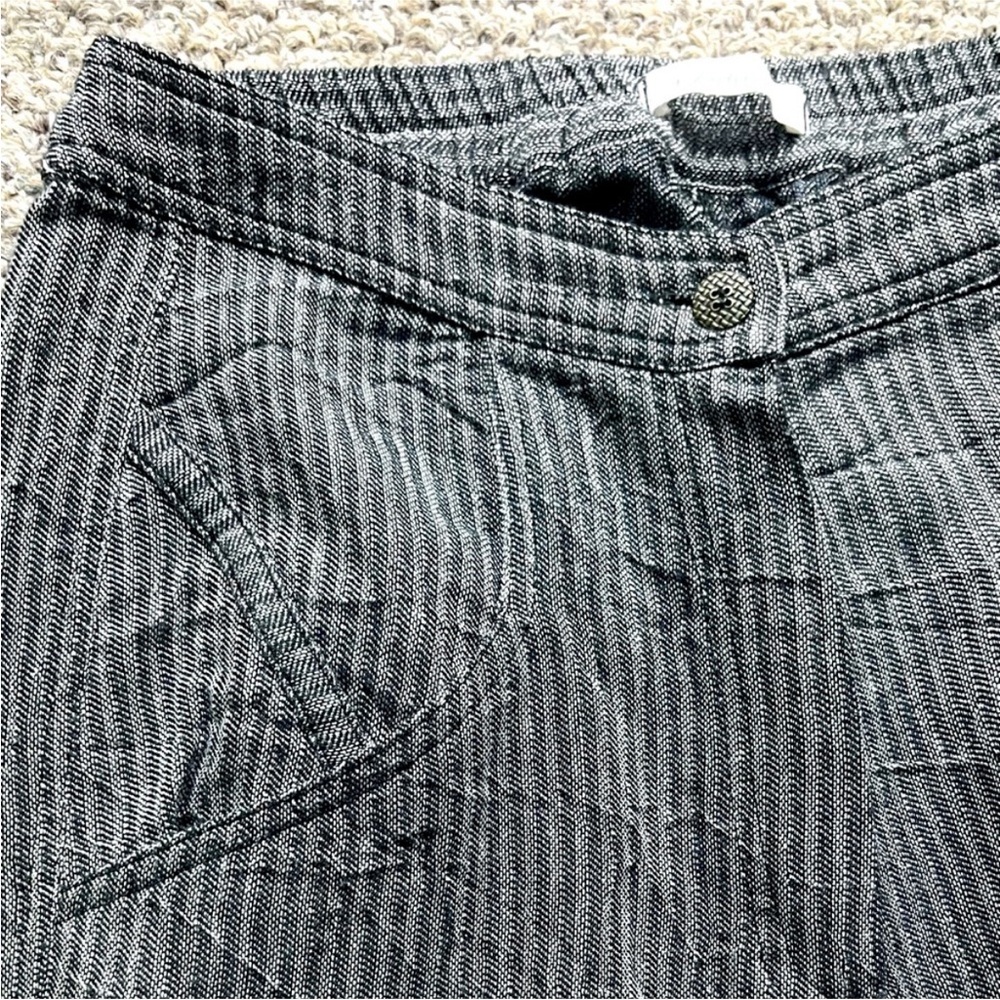 Cannisse French Design Pants, Wool/Cotton blend, Size 2 (US 6/8), pinstripes - Picture 4 of 7